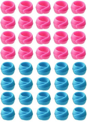 Supporto per bobina 40 pezzi - Clip di fissaggio per bobina - Organizzatore di cavi - Fissaggio clip per bobina - Adatto per macchine per cucito e per nastro - Dimensioni 2,8 x 2,8 cm - Clip per bobina