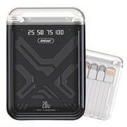 Trade Shop - Power Bank Portatile 6800mah 20w Ricarica Rapida Indicatori Livello Carica 4 Cavi Q-cd950 -