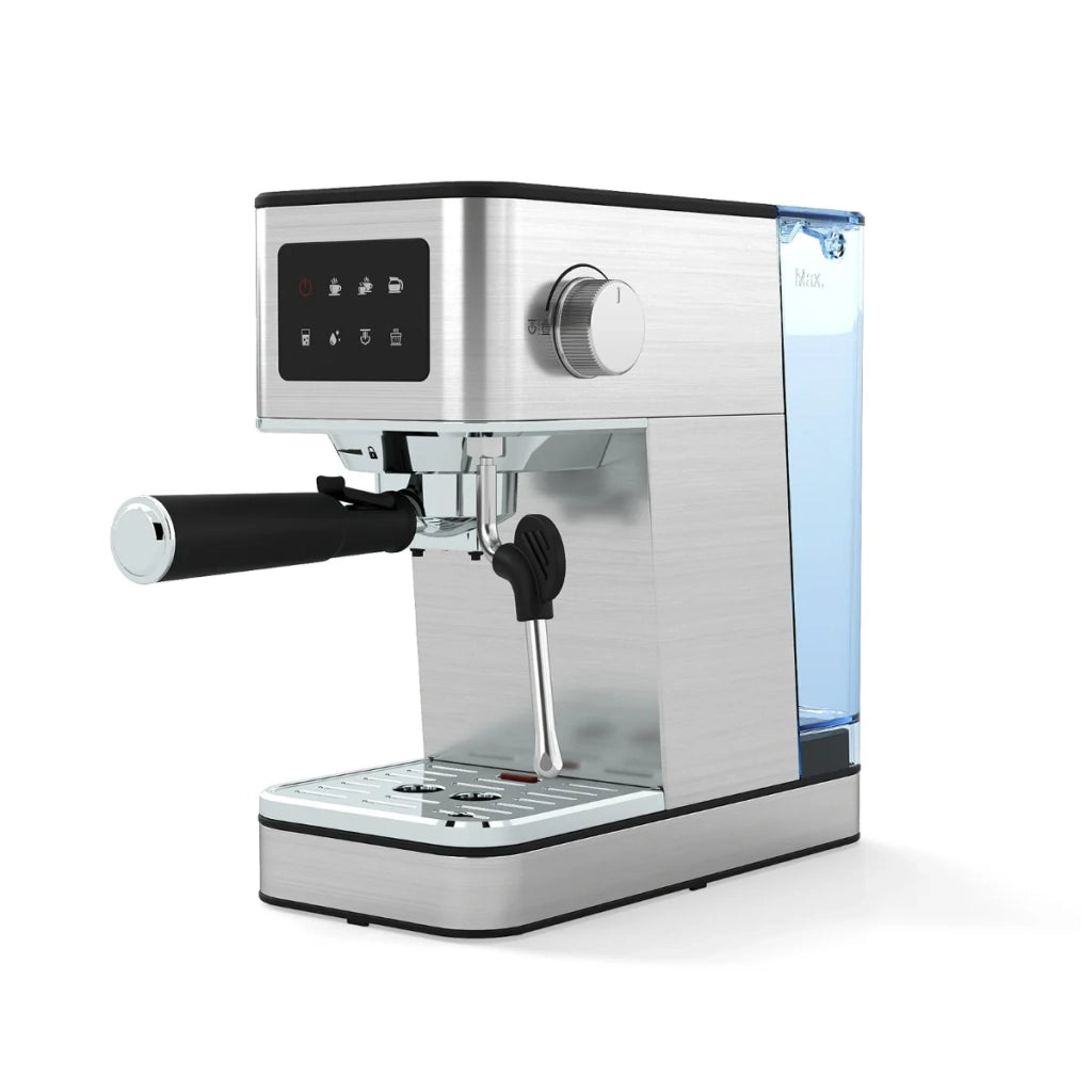Macchina per caffè espresso 26 x 21 x 28 cm 20 bar con touch screen e lancia vapore design in acciaio inox argento 20_0018132
