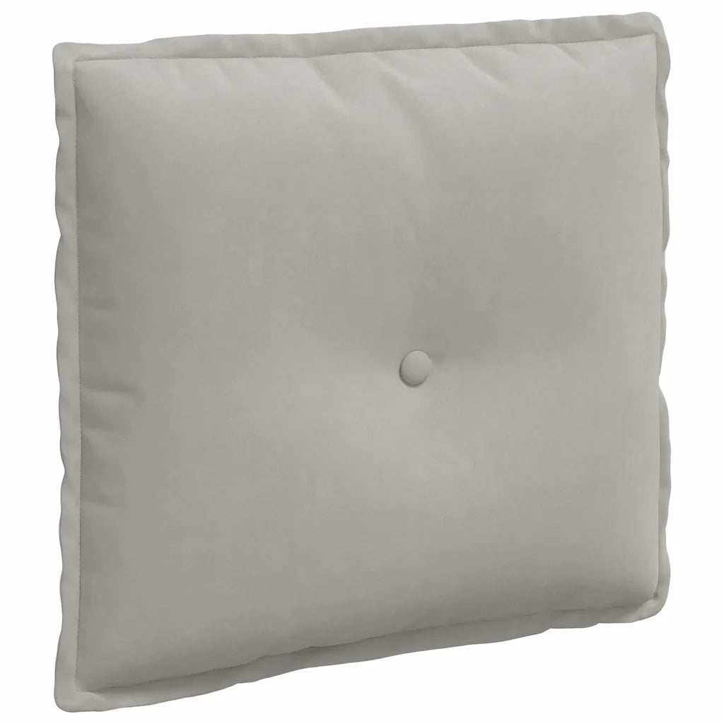 Cuscino per Schiena Grigio chiaro 50 x 45 cm