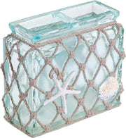 Sostegno per spazzola da denti ispirato al mare decorazione per la doccia - accessori da bagno - Collezione Seaglass