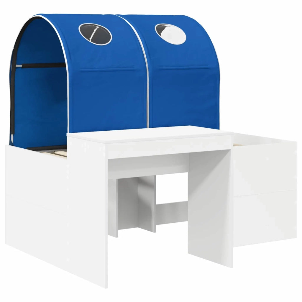 Letto con Tunnel 4 pcs Rovere Artigianale e Blu 3423511