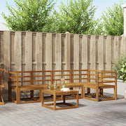 Set di divani da esterno 6 pcs Naturale