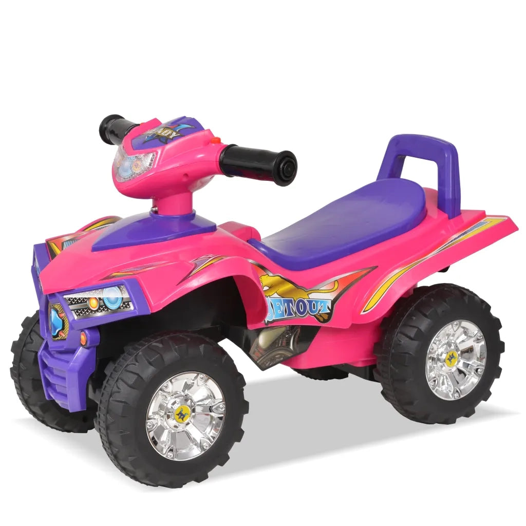Cavalcabile ATV per Bambini Rosa e Viola con Suoni e Luci cod mxl 76308