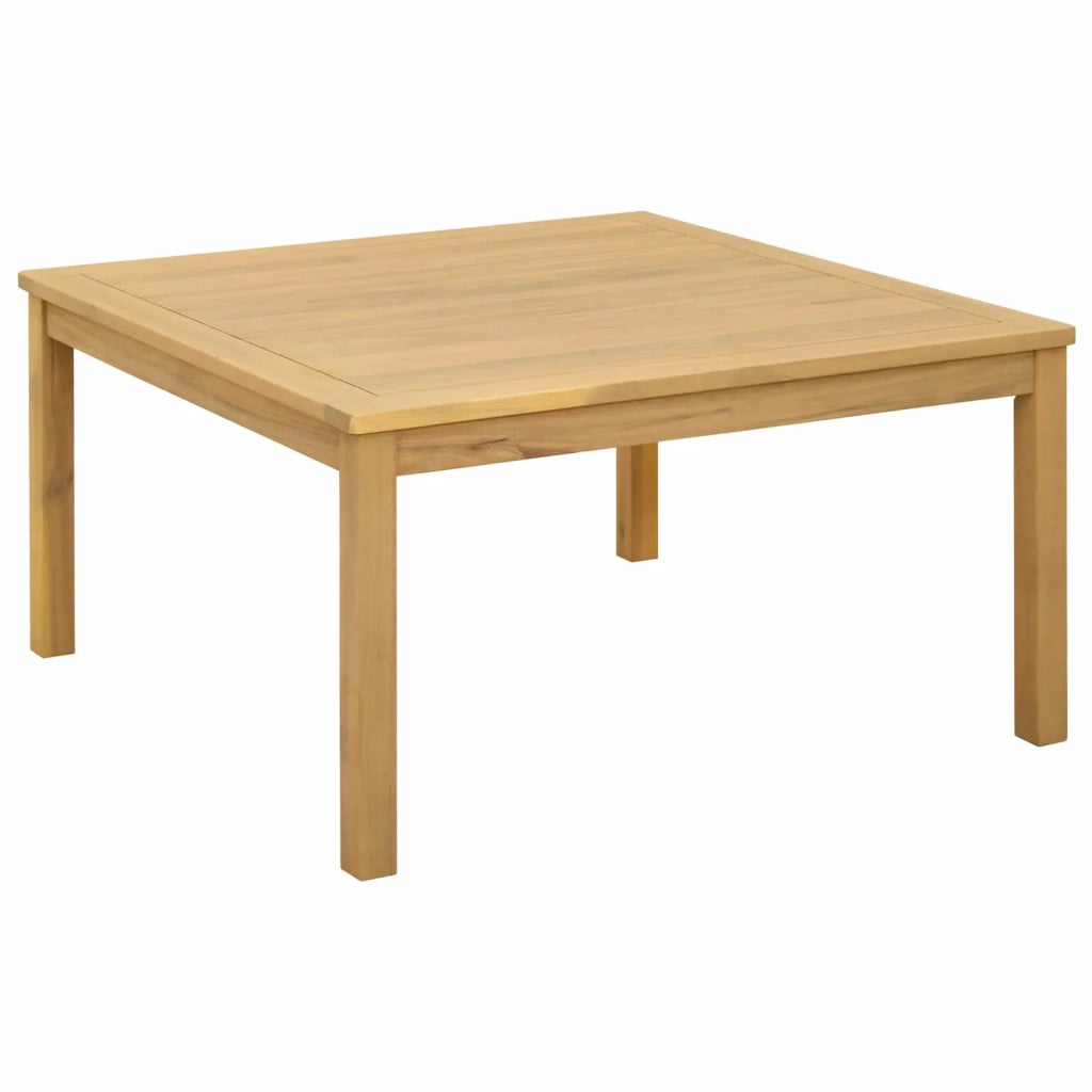 Tavolino da salotto Acacia chiaro 85 x 85 x 45 cm 42026780