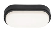 Plafoniera esterna ovale LED 15W nera IP54 Rabalux Hort