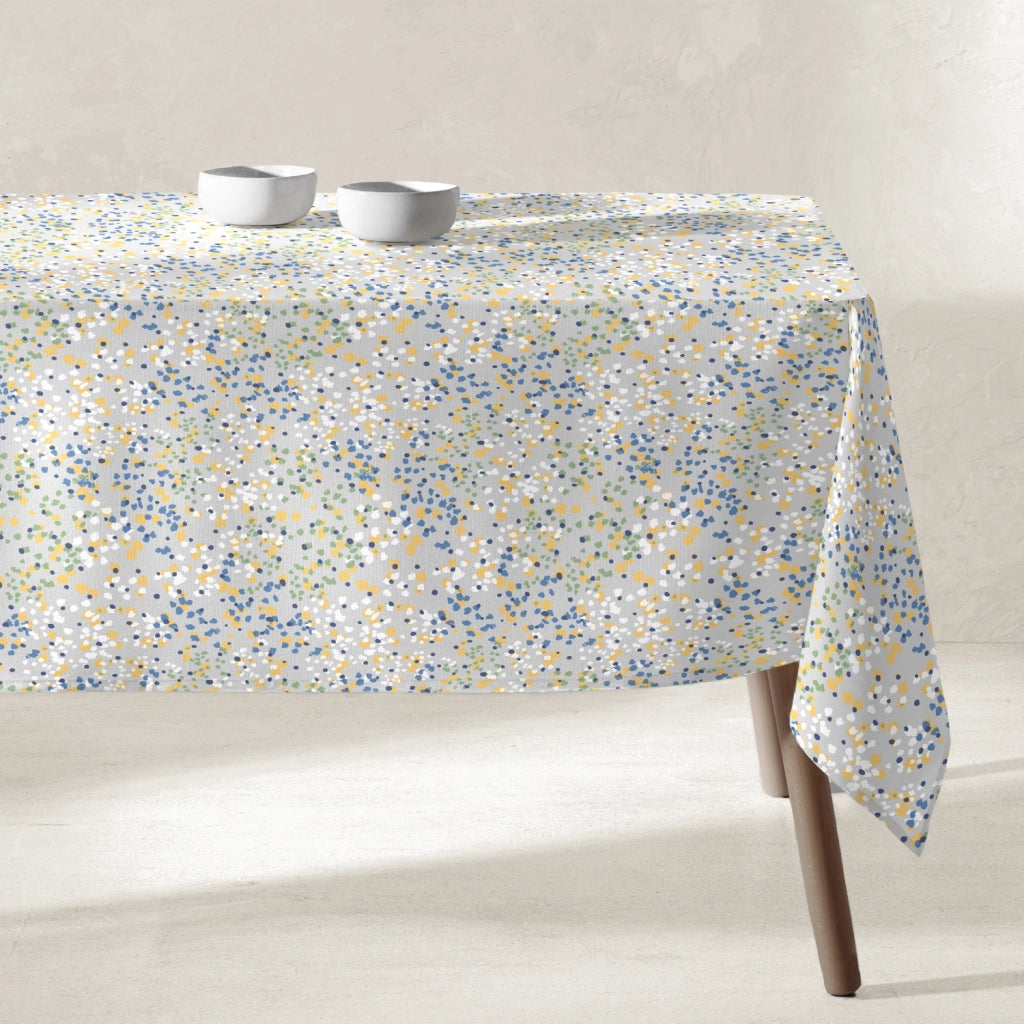 Tovaglia in resina antimacchia blu - 250 x 135 cm JAVA