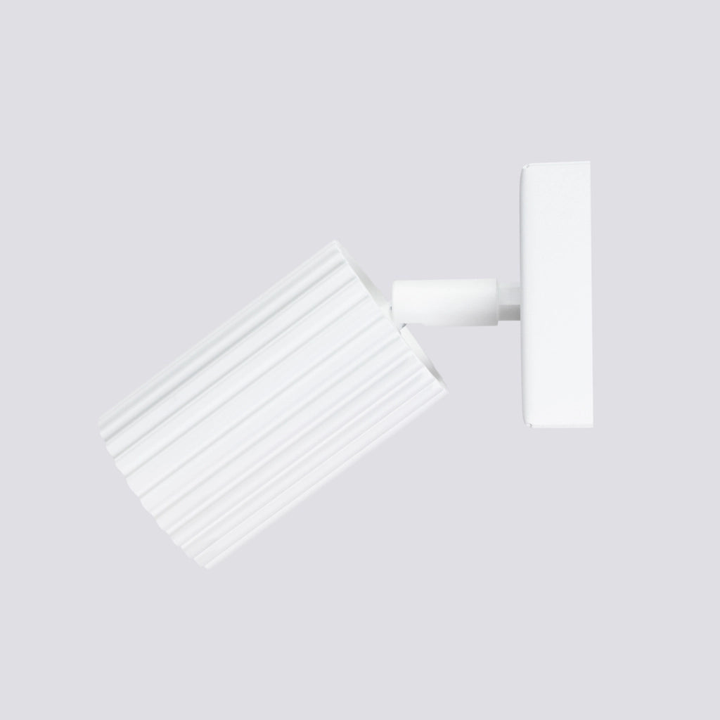 Applique moderna bianca orientabile GU10 GRAVIO Pure Lume