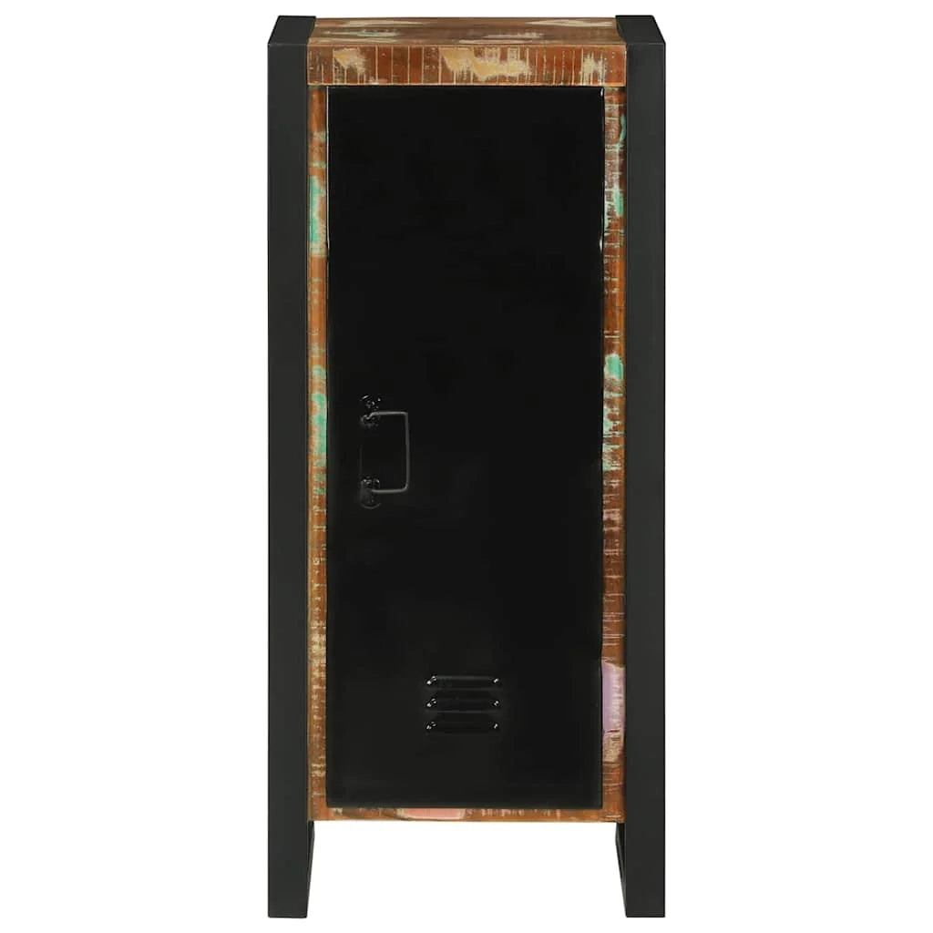 Mobiletto da bagno moderno con 2 ripiani contenitore 40 x 35 x 90 cm in legno riciclato marrone 02_0057649