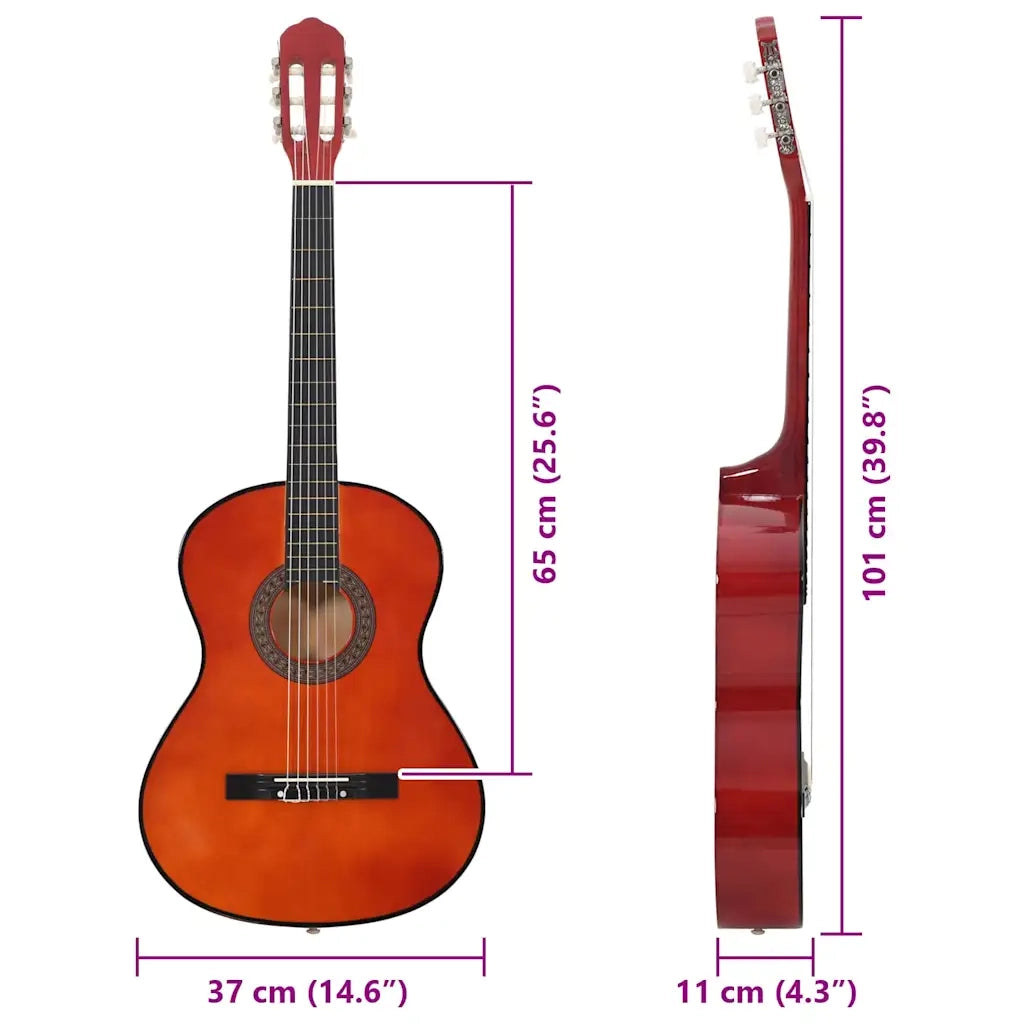 Chitarra Classica per Principianti 4/4 39" in Legno di Tiglio 70112