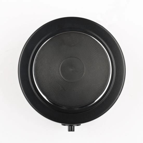 Girmi PE1600 Fornello Elettrico 1 Piastra in Ghisa 11 cm 500 W Regolazione Temperatura Spia Accensione colore Nero
