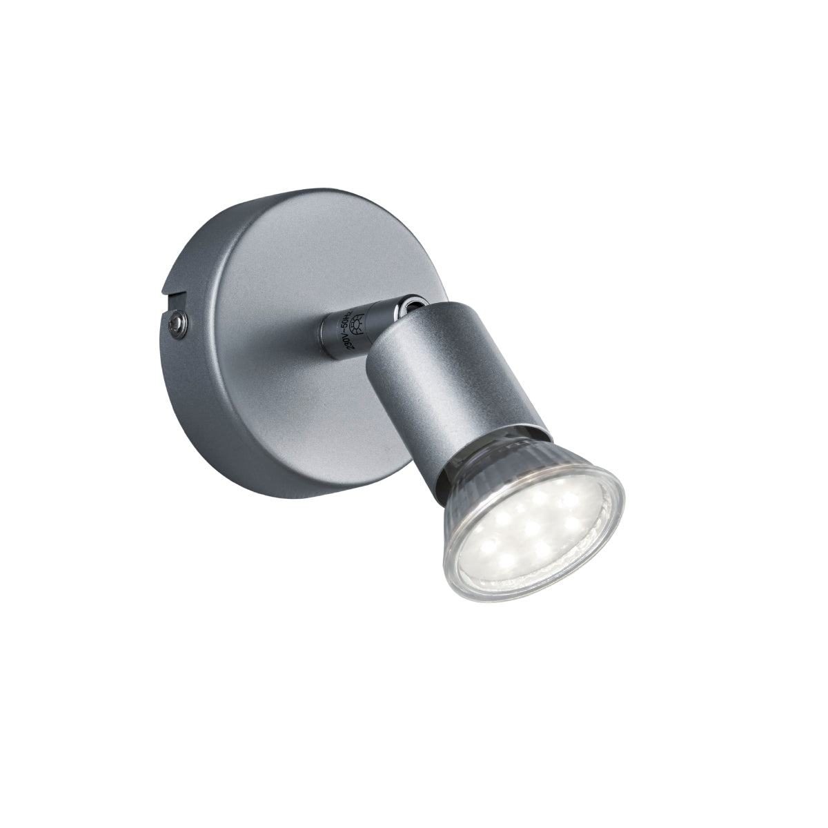 Faretto da Interno a LED in Metallo Titanio