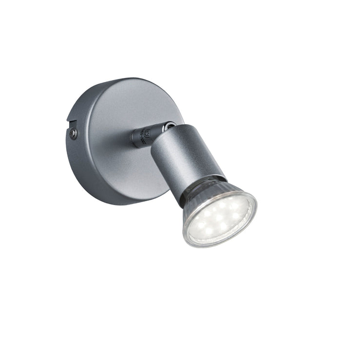 Faretto da Interno a LED in Metallo Titanio