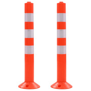 Dissuasore del Traffico 2 pz Plastica 75 cm 142828