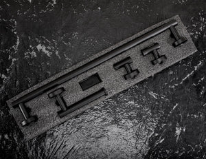 Set Accessori Da Bagno Ari Black 4 Pezzi