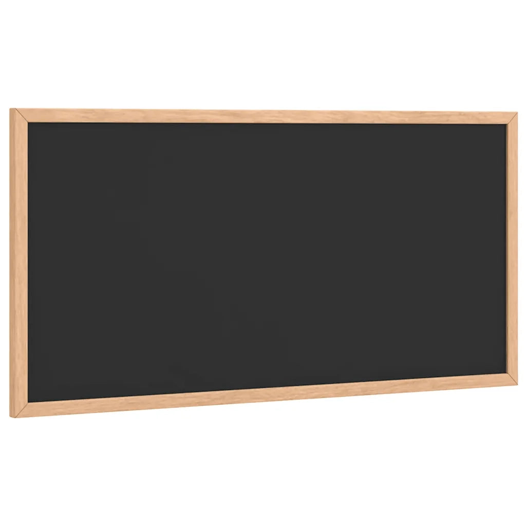 vidaXL Lavagna con Cornice in Legno Massello di Pino Nero 60x30 cm