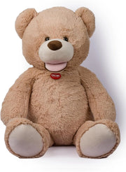 EIC Orso Peluche Gigante 100 cm San Valentino Con Cuore Altissima Qualita' Modelli Assortiti (Mario)