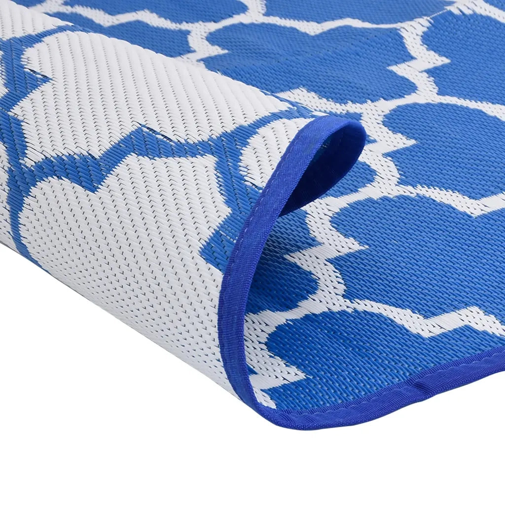 Tappeto da Esterni ARAKIL Blu Ã˜160 cm in PP