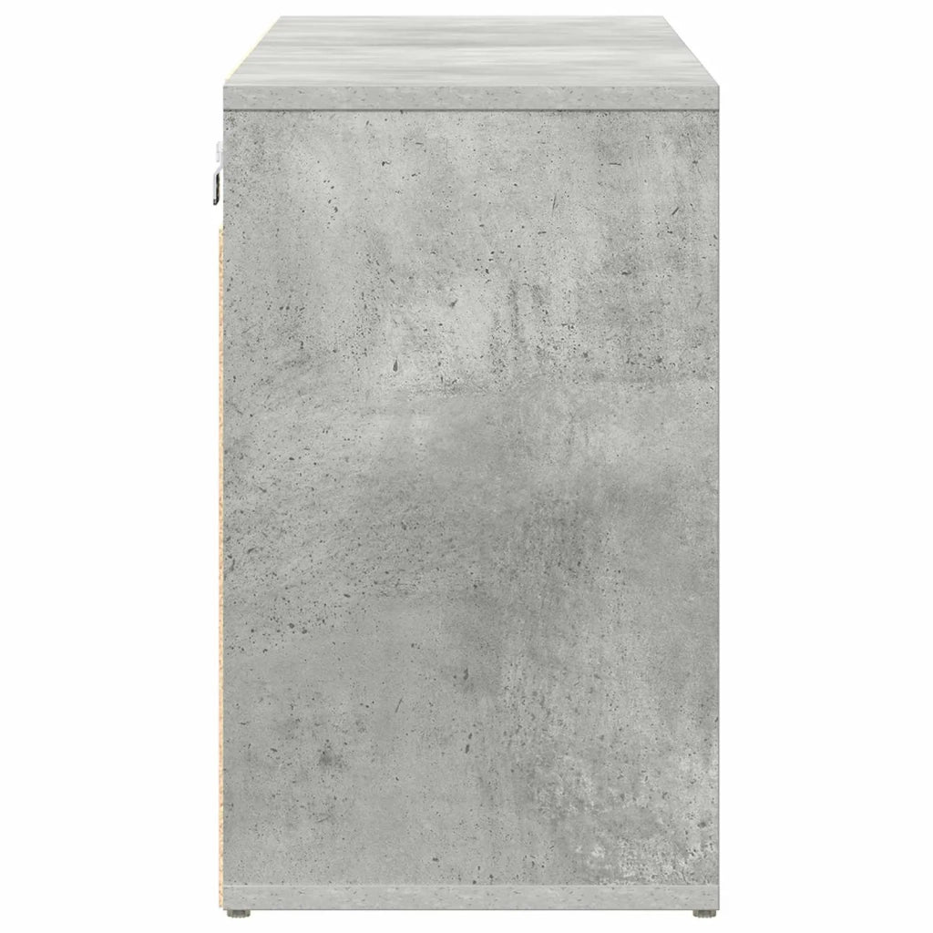 Scarpiera | Mobile per scarpe Grigio cemento 103 x 30 x 51 cm
