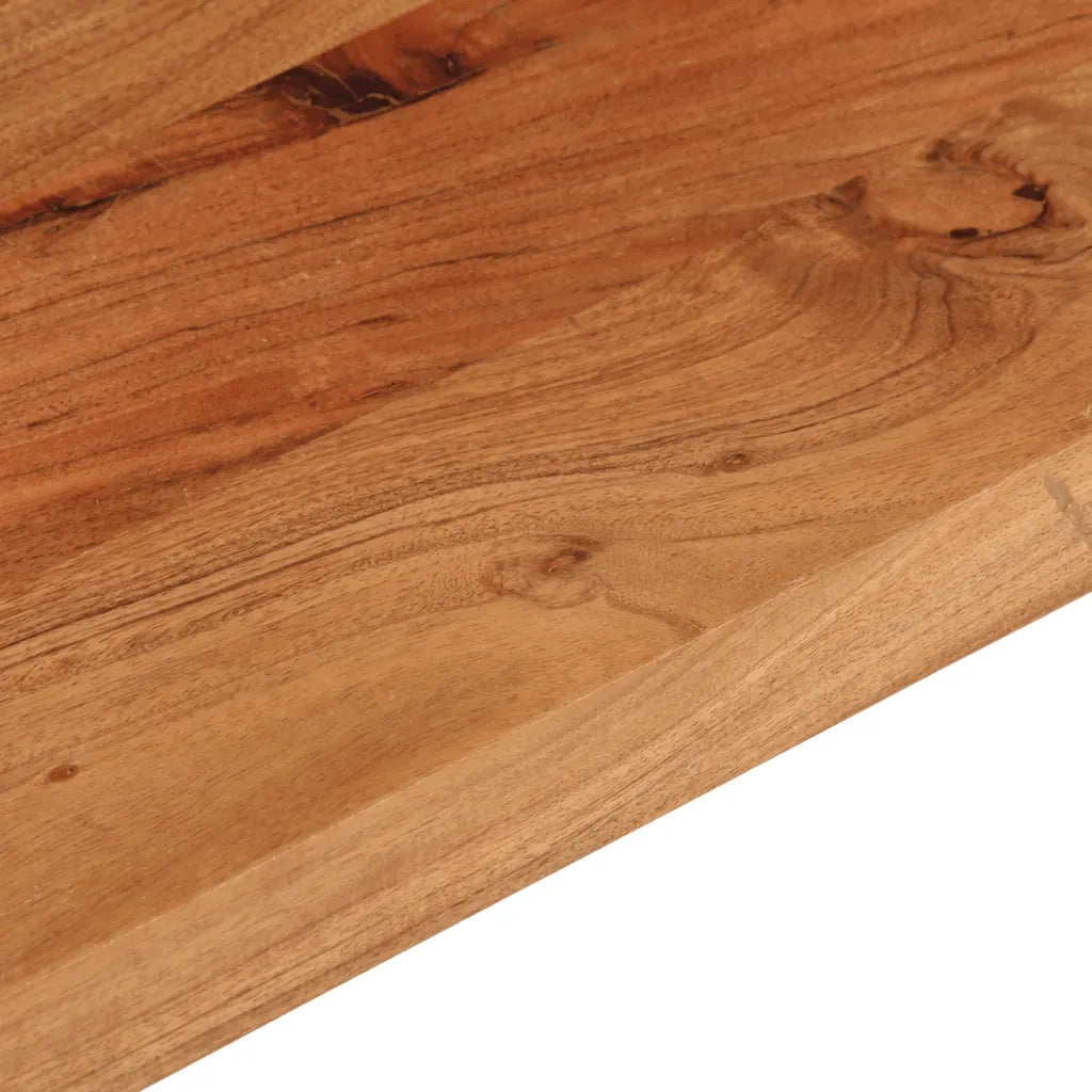 Piano Tavolo 120x40x2,5 cm Rettangolare Legno Massello Acacia 370910