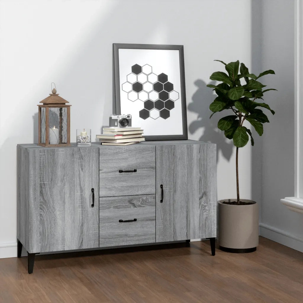 Credenza | Madia | Buffet da pranzo | Armadio da pranzo Grigio Sonoma 100x36x60 cm in Legno Multistrato