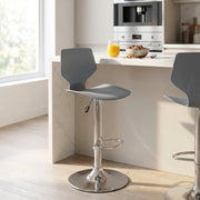 Sgabello Moderno per Sala da Pranzo in Plastica Metallo cm 40x45x78 - FORREST