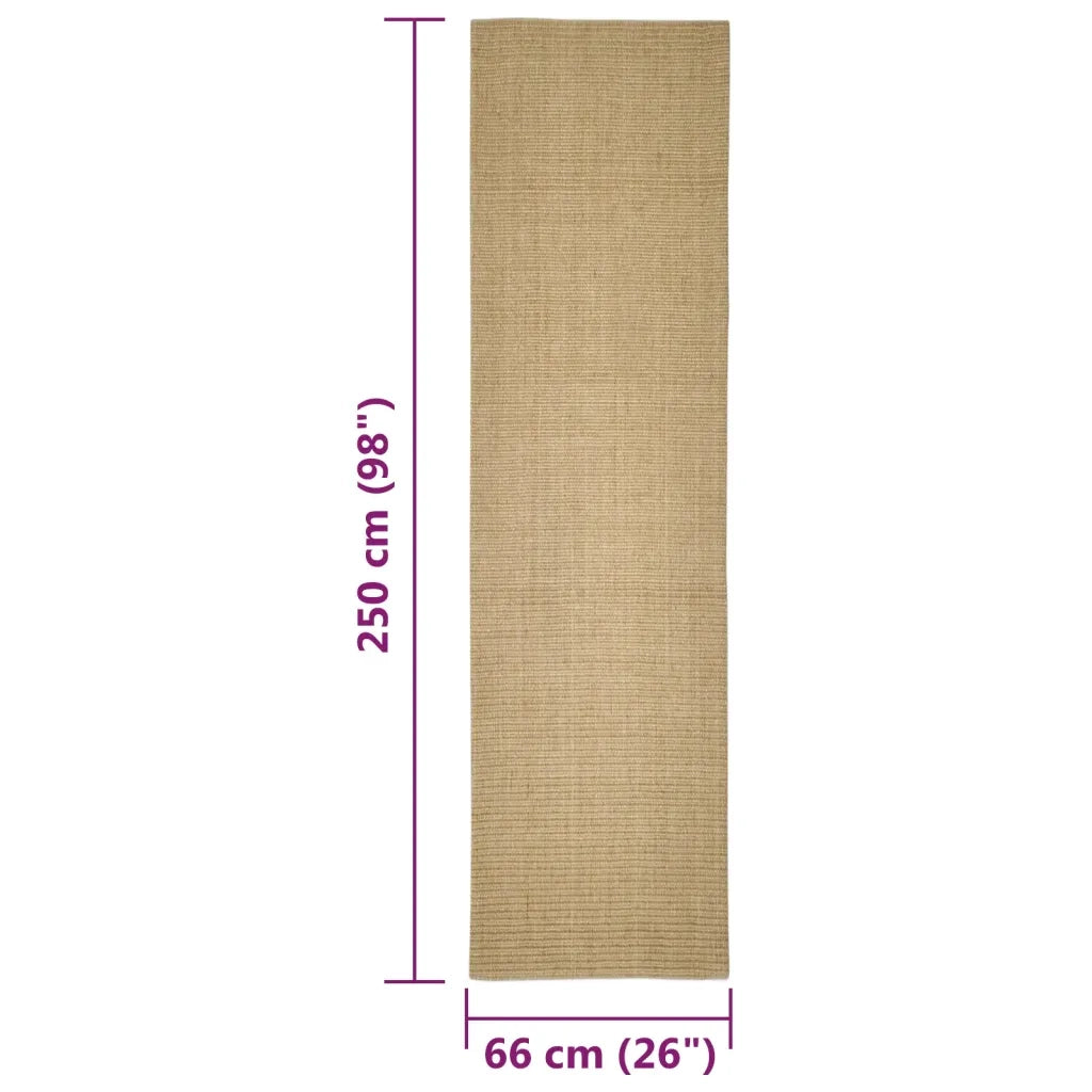 Tappeto in Sisal per Tiragraffi 66x250 cm CFW7067306