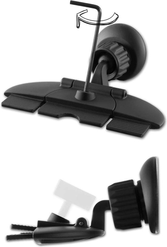 Oggetto per Orecchini CD - Registrazione Magnetica per Telefono con Sistema di Avvolgimento Rapido - Adatto a Qualsiasi Car CD Player - Universale per Apple iPhone Samsung Navi