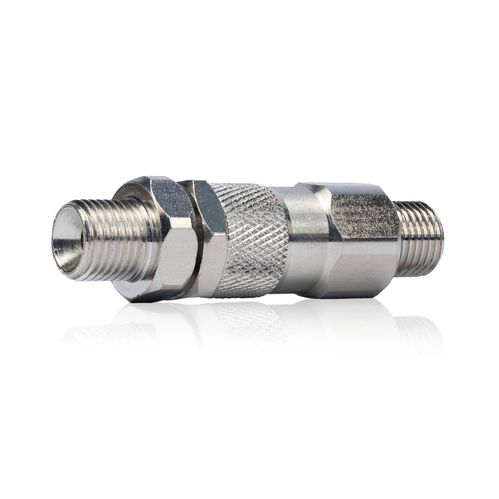 Raccordo Rotante per Tubo Alta Pressione – Acciaio Inox, 400 Bar | Filettatura 1/4" | Accessorio per Verniciatura