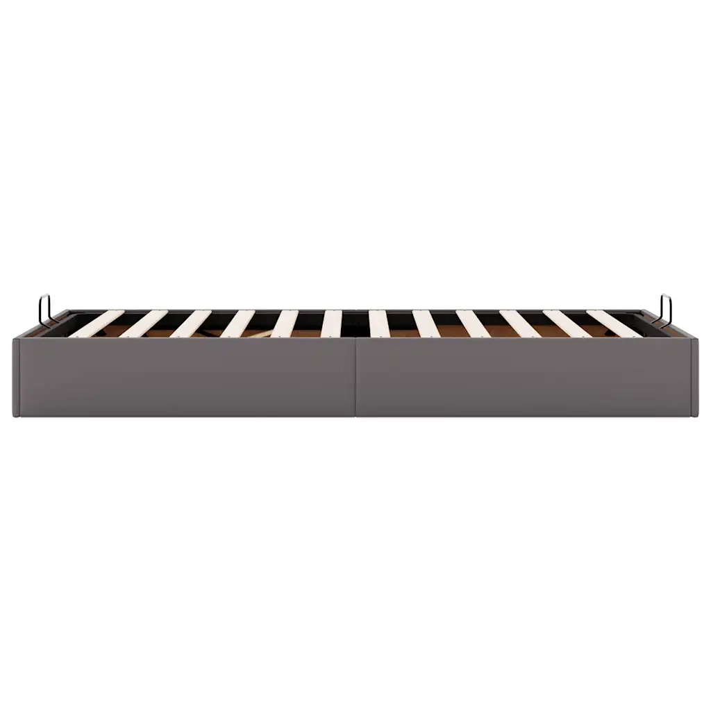 Struttura Letto Pouf senza Materasso 100x200 cm Similpelle 3310787