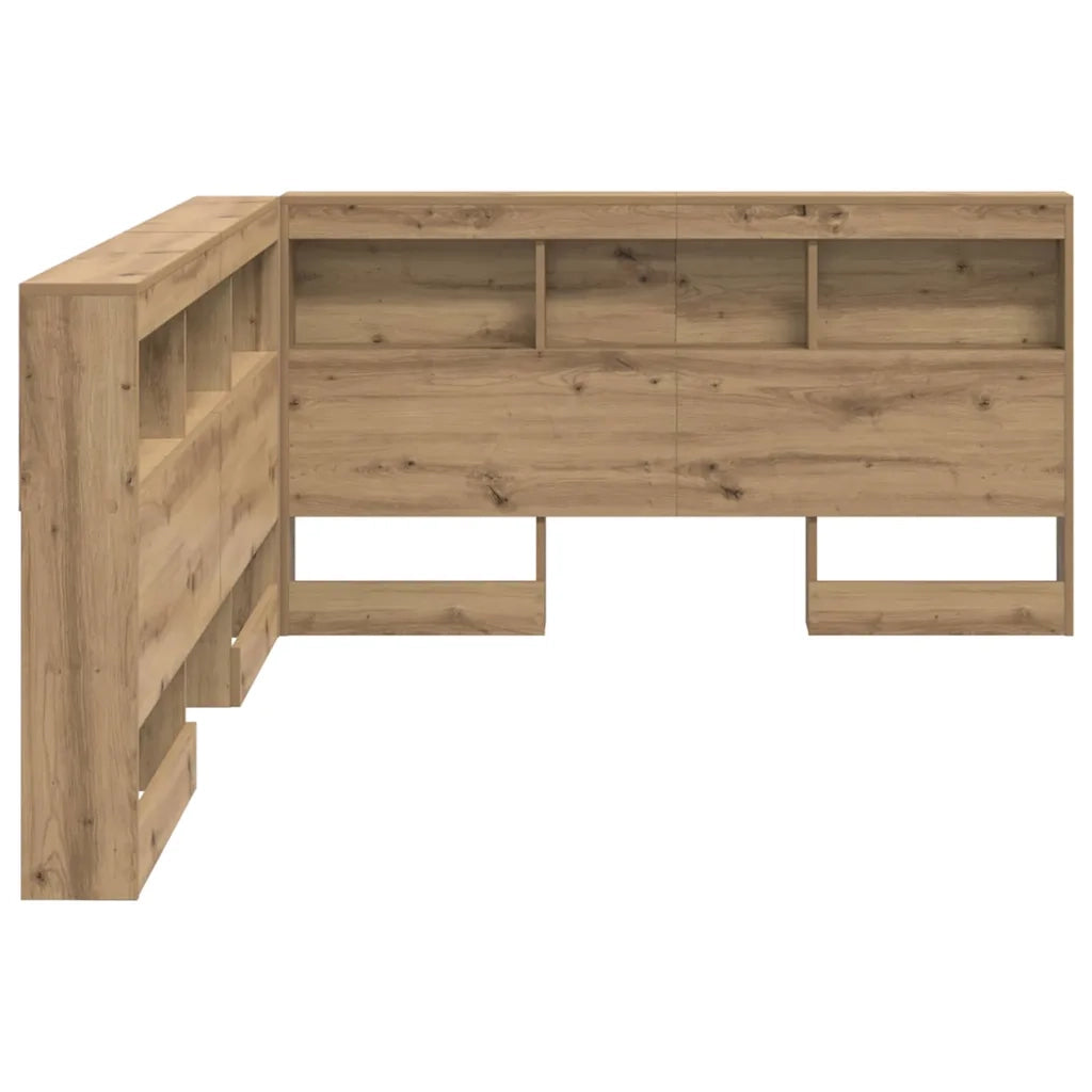 Testata contenitore Rovere artigianale 135 cm Legno multistrato 3335556