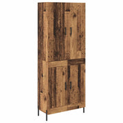 Credenza | Madia | Buffet da pranzo | Armadio da pranzo Legno vecchio 69,5 x 34 x 180 cm Legno multistrato