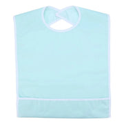 Protettori per adulti - Abbigliamento impermeabile - Cuscino per mangiare - Adatto a anziani e persone con disabilità - Verde chiaro - Lavabile PVC - Ideale per