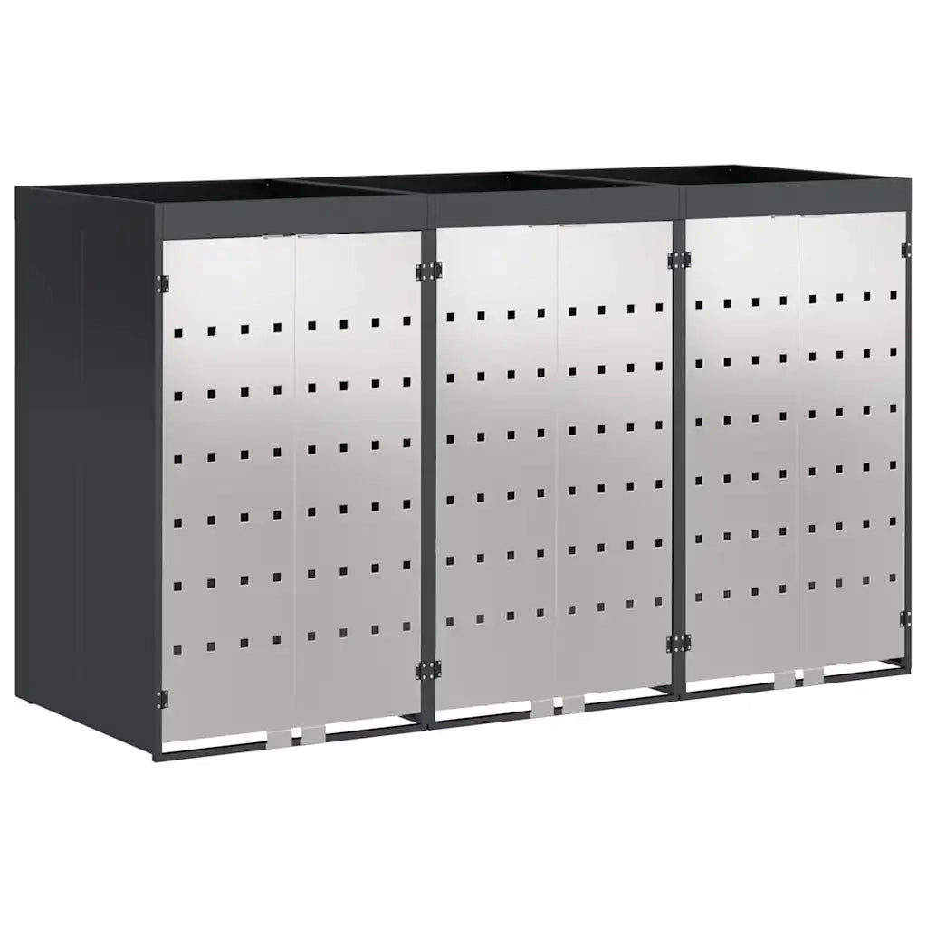Contenitore per Rifiuti per 3 Bidoni 340 x 77.5 x 115.5 cm