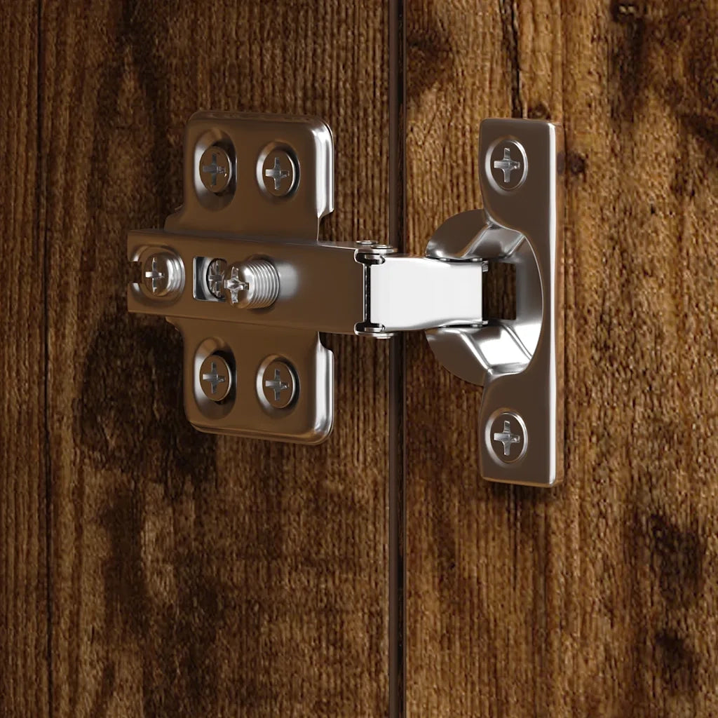 Set Mobili Porta TV 10 pz Rovere Fumo in Legno Multistrato 3120248