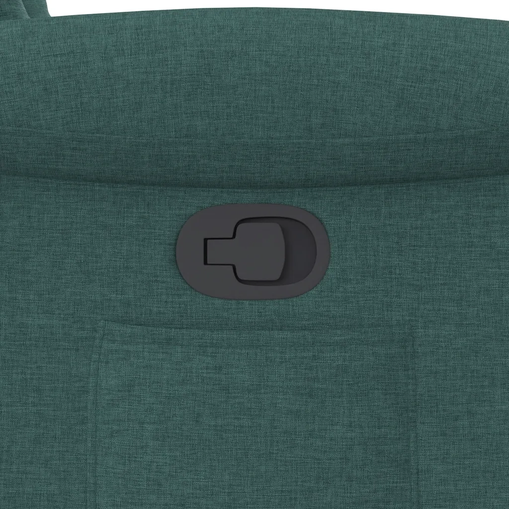 Poltrona Reclinabile in Tessuto Verde Scuro 4015622