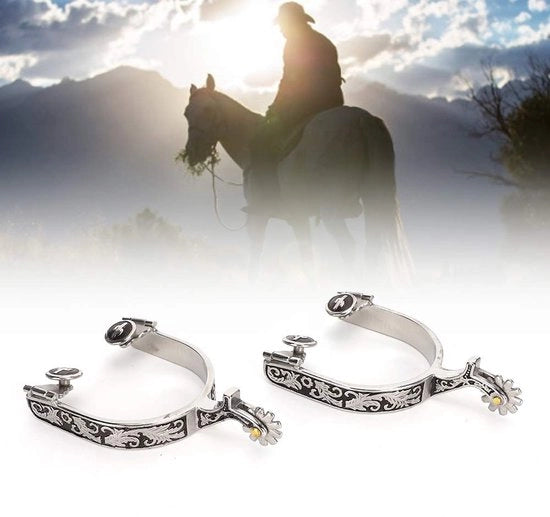 Spolverini per Cavallo - Acciaio Inossidabile - Design Elegante - Adatti a Training/Competizione - Sicuri e Comodi - Disegni Esclusivi - Spolverini