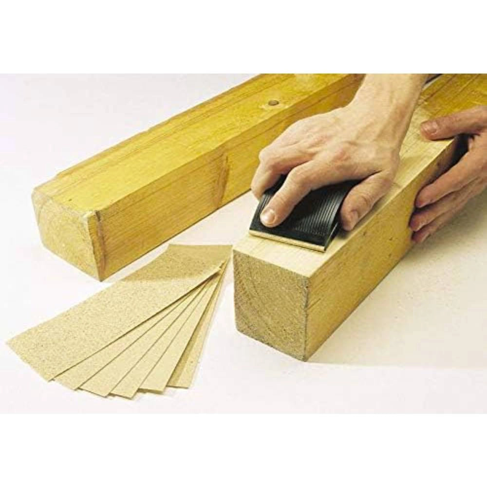 Set per Carteggiare  1 Tampone 50 Strisce Abrasive Levigatura Wolfcraft