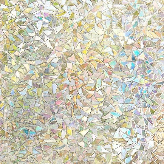 Foglia di protezione per finestra - protezione dall'occhio indiscreto - decorazione - protezione UV - 445 x 400 cm