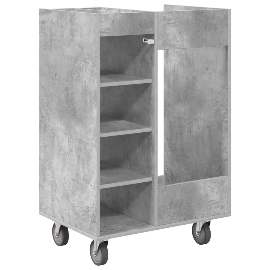 Armadio per Golf con ruota Grigio cemento 65 x 45 x 98 cm CFW1917534