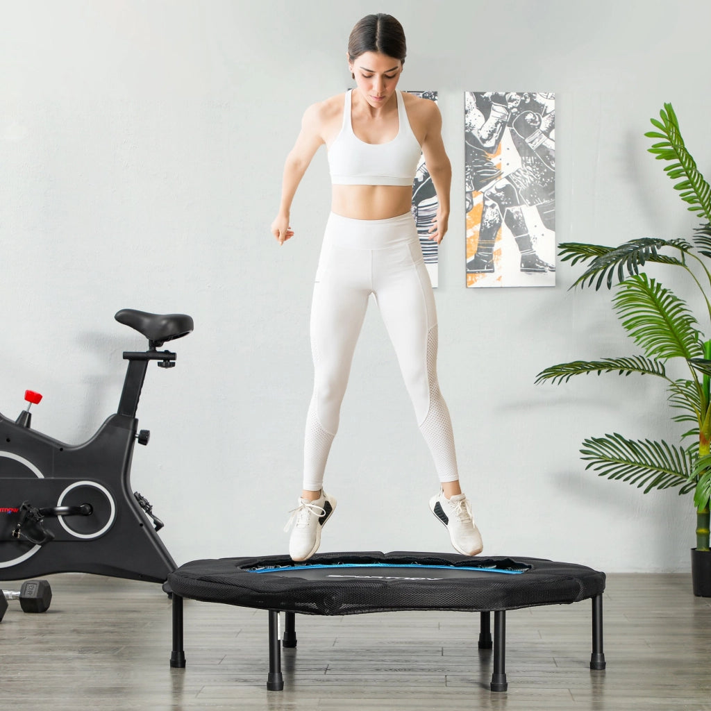 Tappeto Elastico Fitness Pieghevole ¨C Zephmum ¨C Blu ?102 cm Acciaio