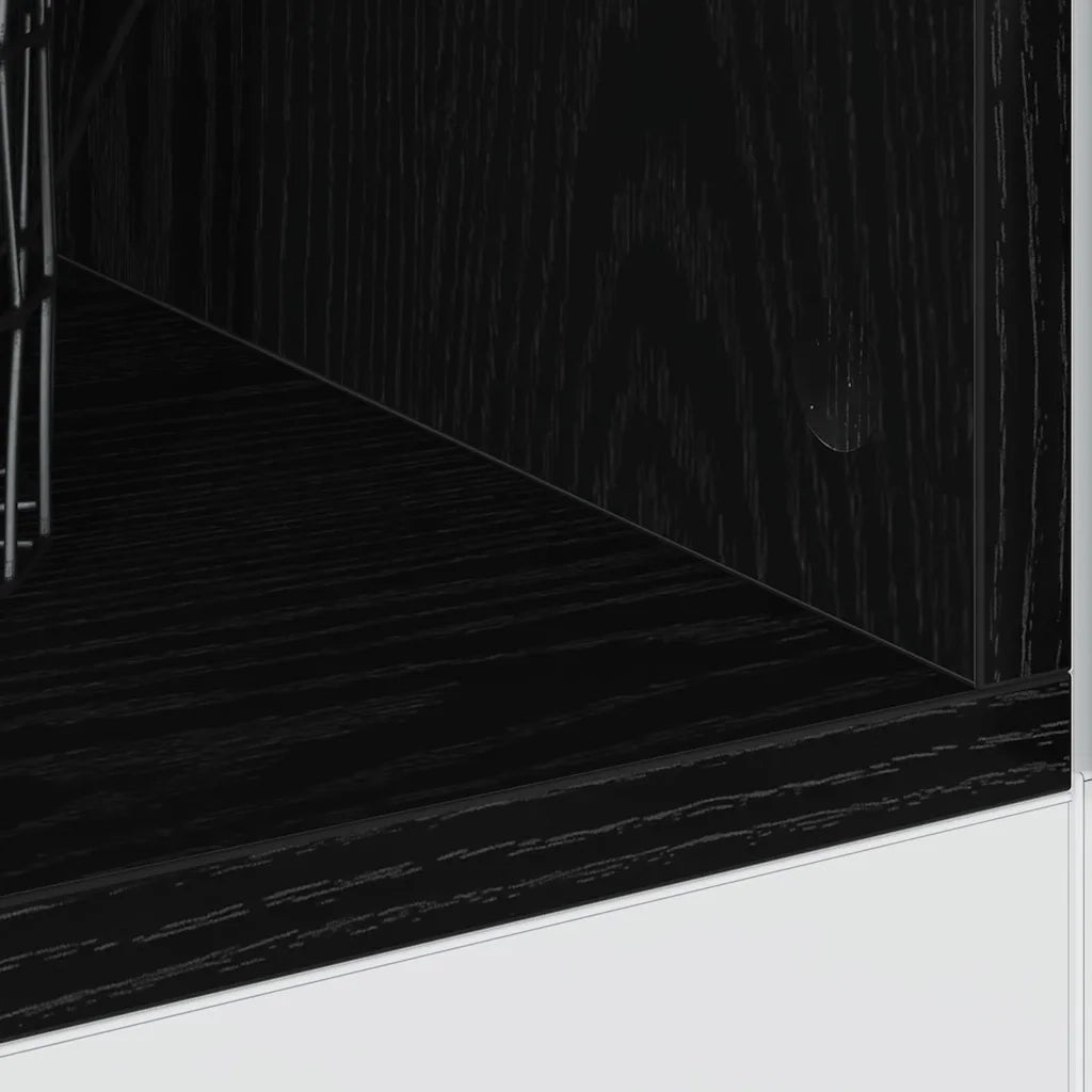 Base per Cucina con cassetto Rovere nero 40 x 44,5 x 81,5 cm