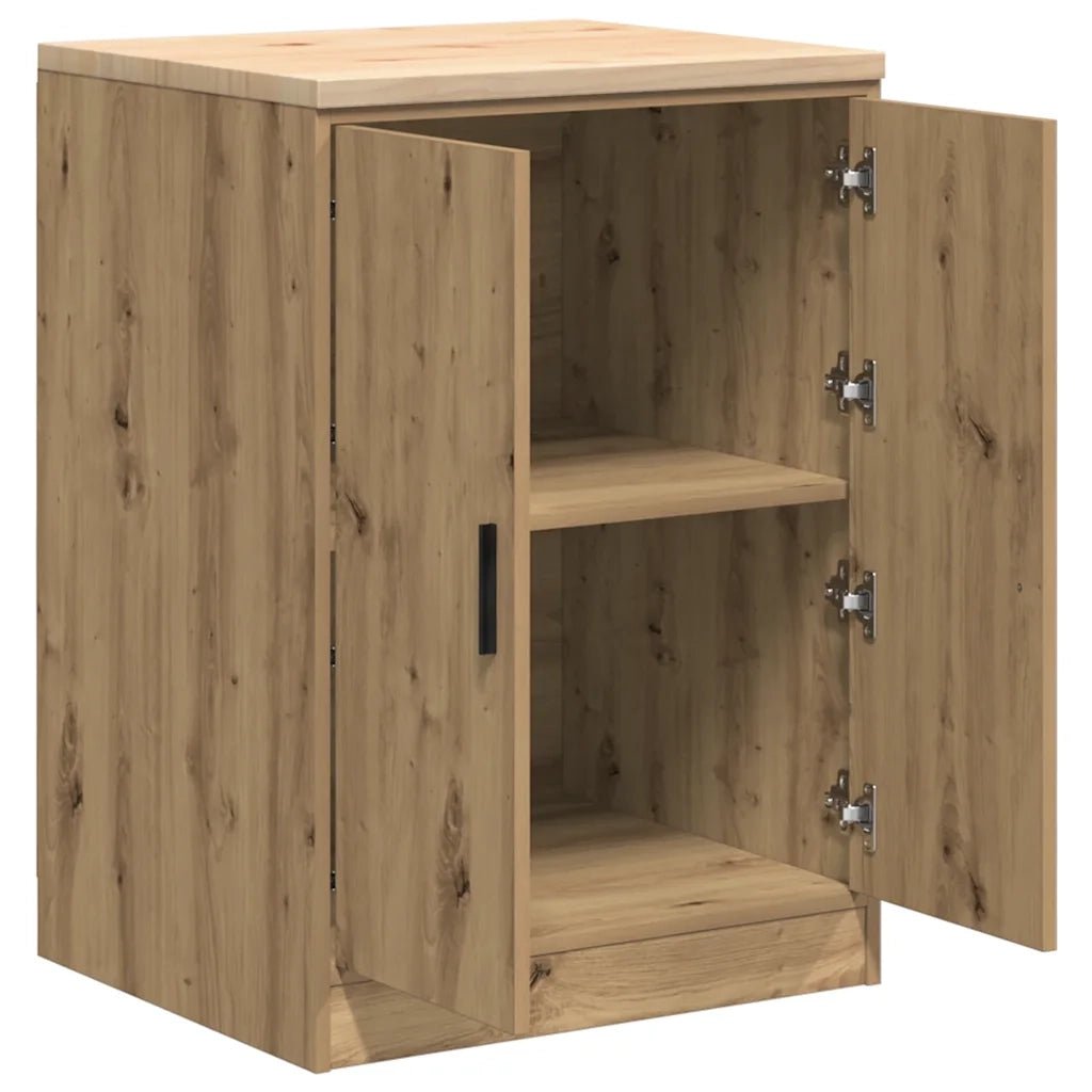 Armadietto per Garage in Rovere Artigianale 60x51x85 cm 860579