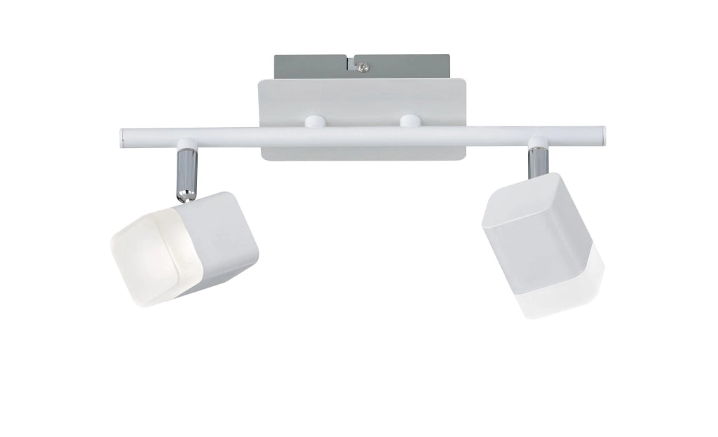 Faretto da Interno a LED in Metallo Bianco Opaco