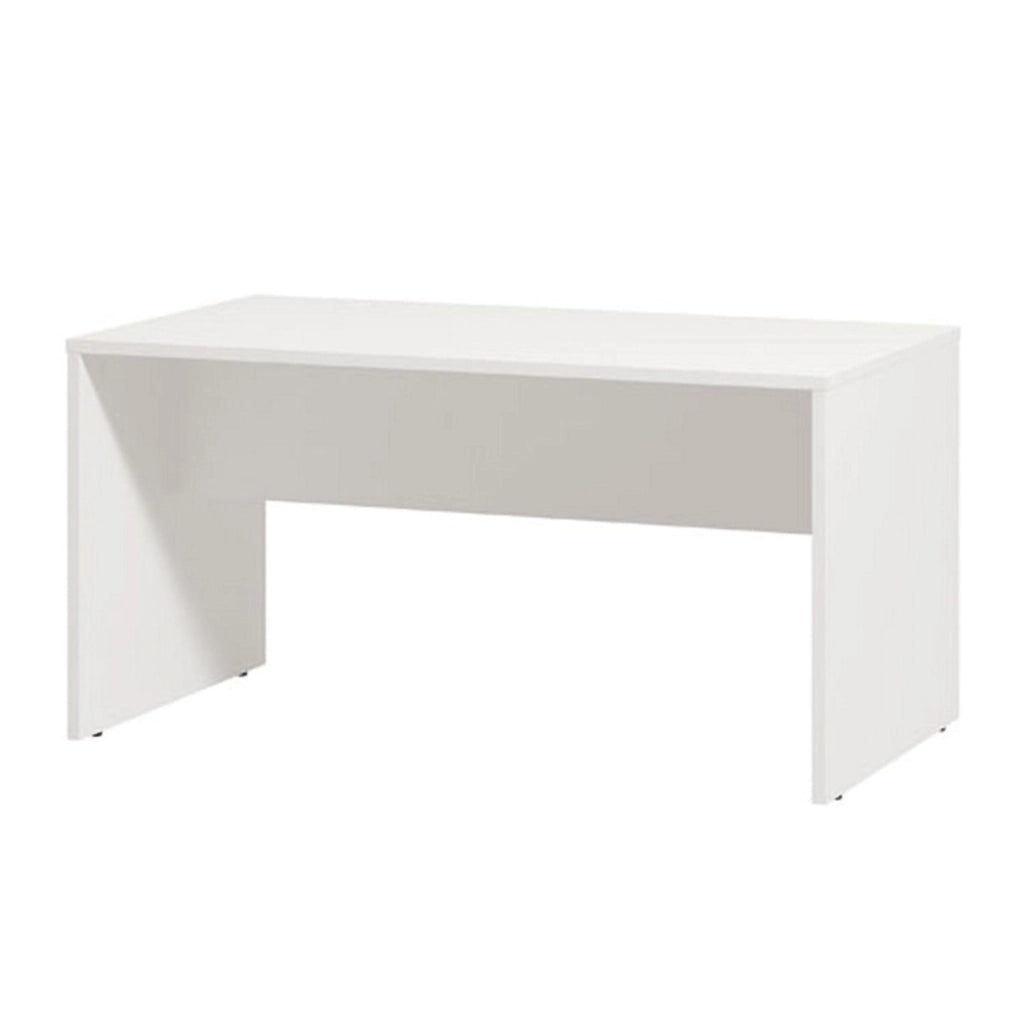 Formia, Tavolino da Salotto con Piedini, 90x49.5x45.5h cm Bianco