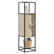 Credenza Rovere Sonoma 35,5x35x139 cm Legno Multistrato Metallo 849035