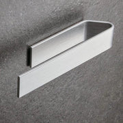 Houder di carta igienica adesiva (38cm, Nero) – Senza fori, Ideale per bagno e cucina