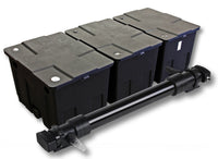 Set Filtro a 3 camere per laghetto da 90000l Chiarificatore UVC da 72W 6ª serie