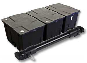 Set Filtro a 3 camere per laghetto da 90000l Chiarificatore UVC da 72W 6ª serie