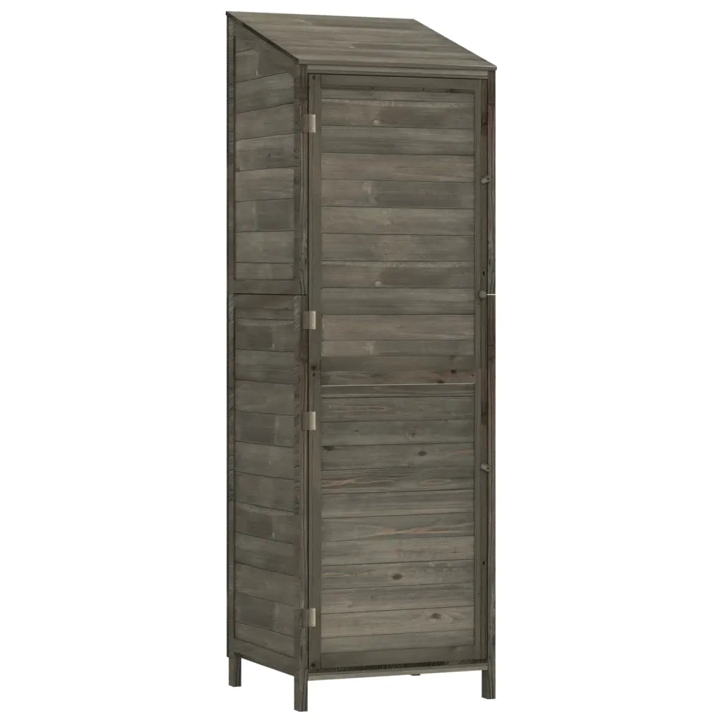 Capanno Giardino Antracite 55x52x174,5 cm Legno Massello Abete CFW5597315